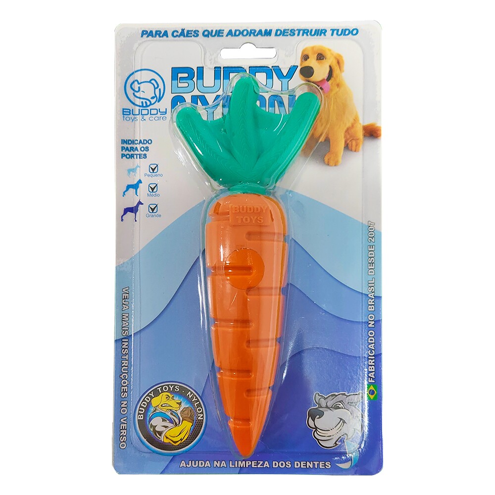 Brinquedo Cenoura Nylon Buddy Toys