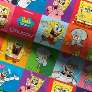 Tecido Avulso Para Cama de Cachorro Bob Esponja