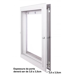 Porta de Passagem Média Branca Buddy Toys