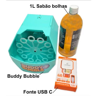 Máquina bolhas de sabão Buddy Bubble