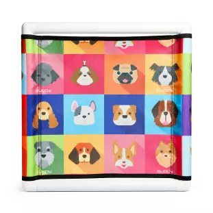 Cama Buddy Light Pequena estampa Cães