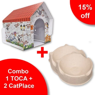 COMBO 2 CatPlaces + TOCA Gatos Buddy