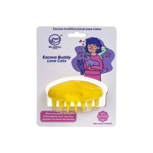 Escova gatos silicone anti- alérgica Buddy Love cats