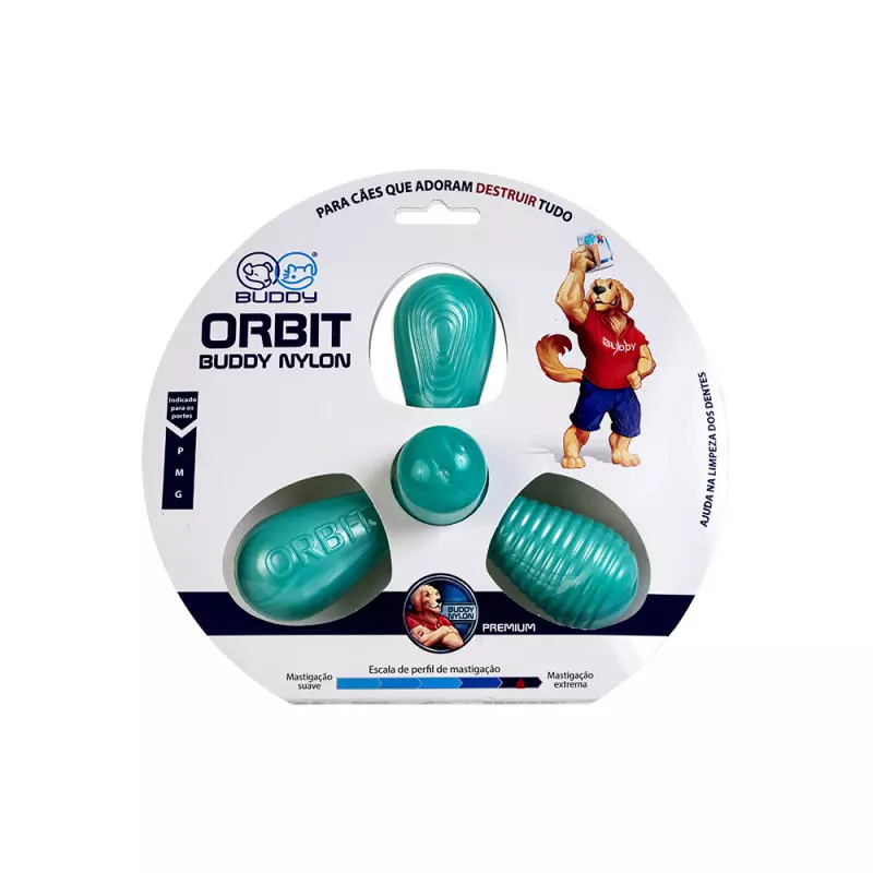 buddy！ Brinquedo Para Cachorro Orbit Nylon Buddy Toys