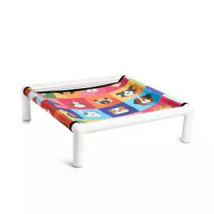 Cama Buddy Light Pequena estampa Cães
