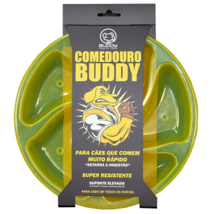 comedouro lento cães buddy toys