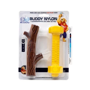 Kit Brinquedos Queridinhos Graveto e Parafuso Buddy Nylon